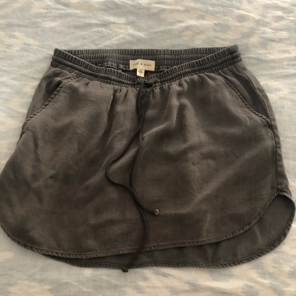 Cloth & Stone drawstring skirt - Picture 2 of 7